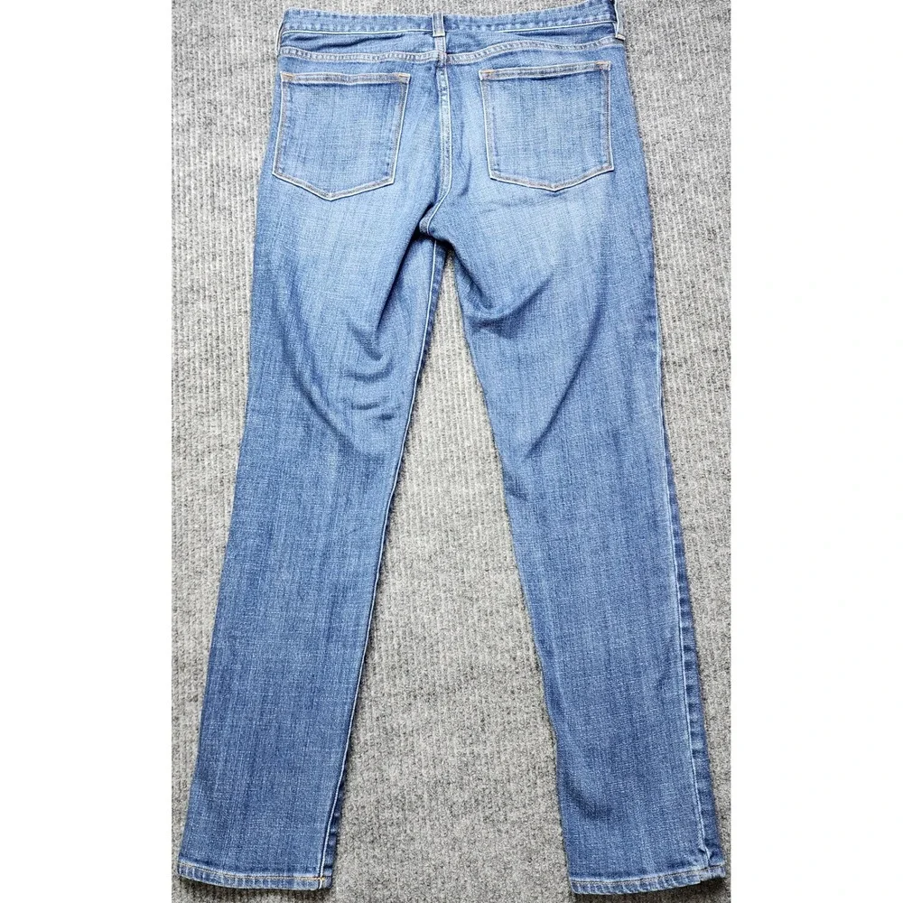 J.Crew Toothpick Stretch Jeans Mens 30 Medium Wash Blue Slim Denim